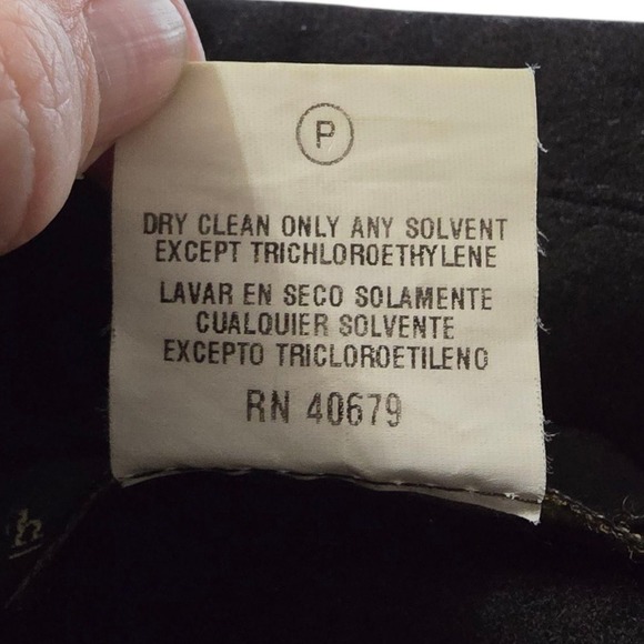 Harve Benard Vintage Black Long A-Line Wool Blend Coat Sz 10 - Picture 12 of 16